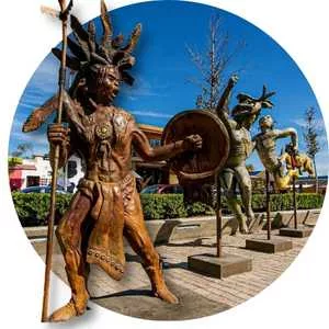 Estatuas vistas durante el tour de Tlaquepaque y tonala en Guadalara